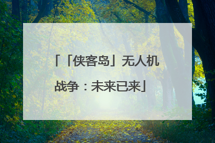 「侠客岛」无人机战争：未来已来