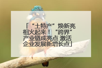 “土特产”焕新亮相火起来！“跨界”产业链成亮点 激活企业发展新增长点
