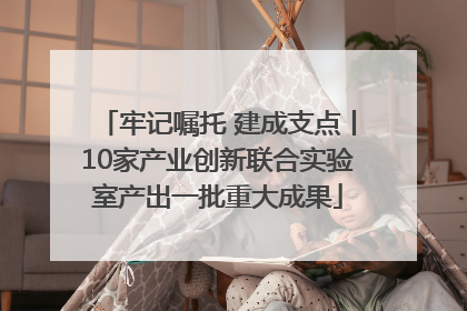 牢记嘱托 建成支点丨10家产业创新联合实验室产出一批重大成果