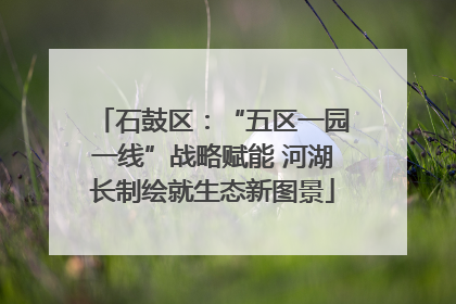 石鼓区：“五区一园一线”战略赋能 河湖长制绘就生态新图景