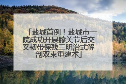 盐城首例！盐城市一院成功开展膝关节后交叉韧带保残三明治式解剖双束重建术