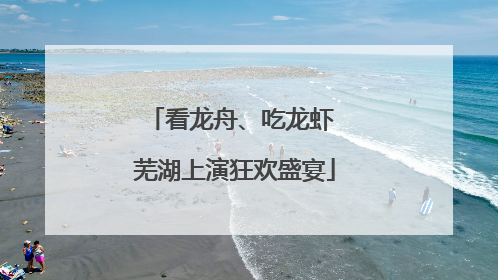 看龙舟、吃龙虾 芜湖上演狂欢盛宴
