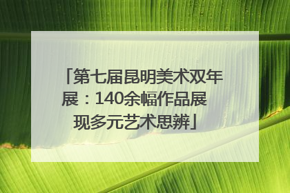 第七届昆明美术双年展：140余幅作品展现多元艺术思辨