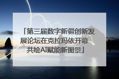 第三届数字新疆创新发展论坛在克拉玛依开幕 共绘AI赋能新图景