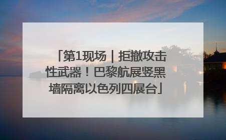 第1现场｜拒撤攻击性武器！巴黎航展竖黑墙隔离以色列四展台