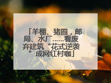 羊棚、猪圈，邮局、水厂……看废弃建筑“花式逆袭”成网红村咖