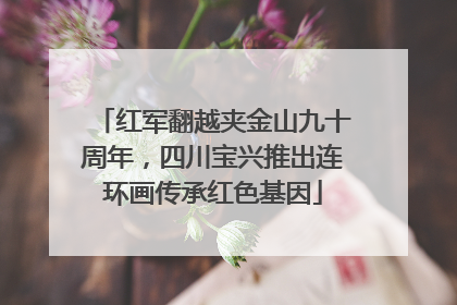 红军翻越夹金山九十周年，四川宝兴推出连环画传承红色基因