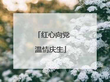 红心向党 温情庆生