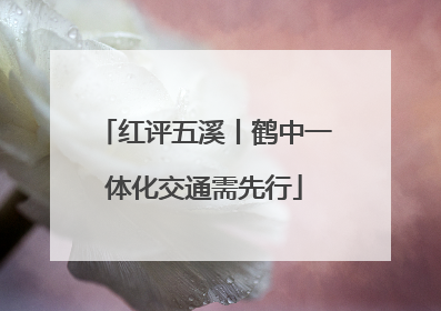 红评五溪丨鹤中一体化交通需先行