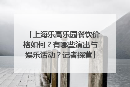 上海乐高乐园餐饮价格如何？有哪些演出与娱乐活动？记者探营