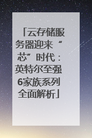 云存储服务器迎来“芯”时代：英特尔至强6家族系列全面解析