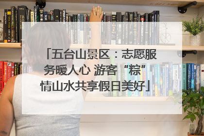 五台山景区：志愿服务暖人心 游客“粽”情山水共享假日美好