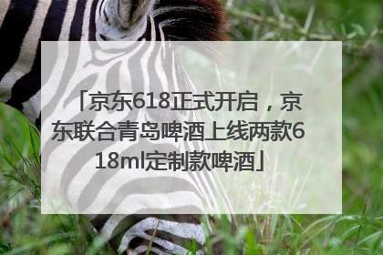 京东618正式开启，京东联合青岛啤酒上线两款618ml定制款啤酒