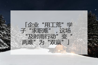 企业“用工荒”学子“求职难”，这场“及时雨行动”变“两难”为“双赢”