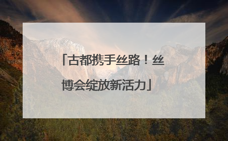 古都携手丝路！丝博会绽放新活力