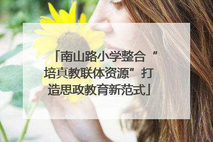 南山路小学整合“培真教联体资源”打造思政教育新范式