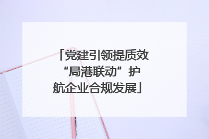 党建引领提质效 “局港联动”护航企业合规发展