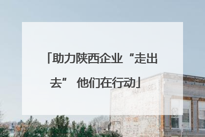 助力陕西企业“走出去” 他们在行动