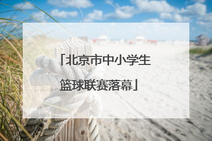 北京市中小学生篮球联赛落幕