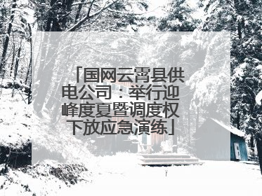 国网云霄县供电公司：举行迎峰度夏暨调度权下放应急演练