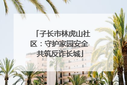 子长市林虎山社区：守护家园安全 共筑反诈长城