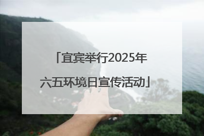 宜宾举行2025年六五环境日宣传活动
