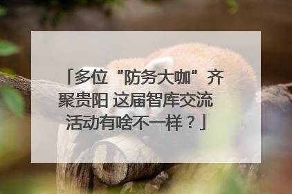 多位“防务大咖”齐聚贵阳 这届智库交流活动有啥不一样？