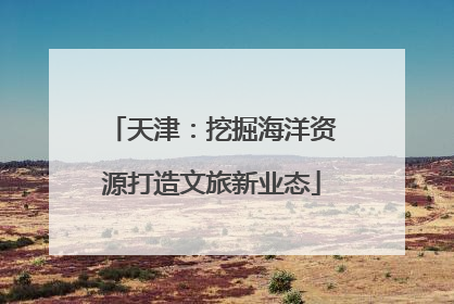 天津：挖掘海洋资源打造文旅新业态