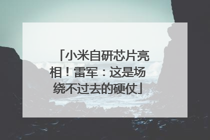 小米自研芯片亮相！雷军：这是场绕不过去的硬仗