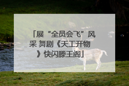 展“全员会飞”风采 舞剧《天工开物》快闪滕王阁