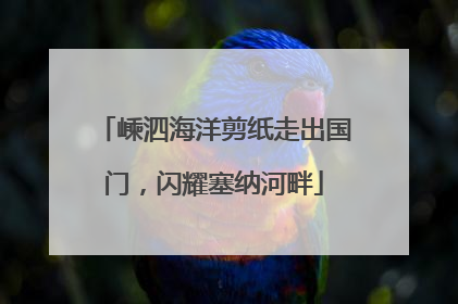 嵊泗海洋剪纸走出国门，闪耀塞纳河畔