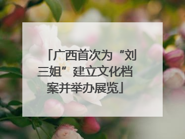 广西首次为“刘三姐”建立文化档案并举办展览