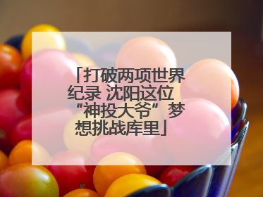 打破两项世界纪录 沈阳这位“神投大爷”梦想挑战库里