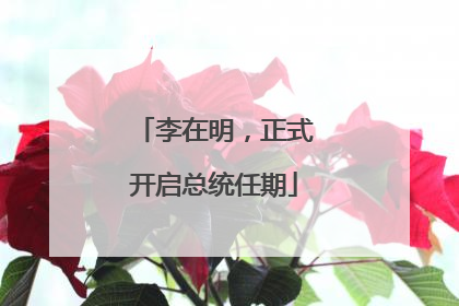 李在明，正式开启总统任期