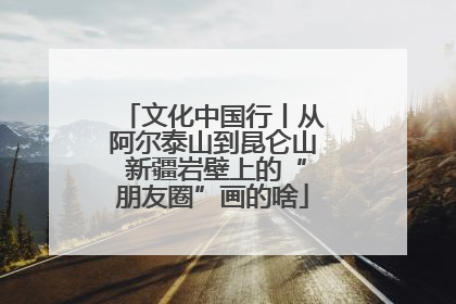 文化中国行丨从阿尔泰山到昆仑山 新疆岩壁上的“朋友圈”画的啥