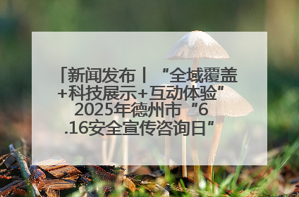 新闻发布丨“全域覆盖+科技展示+互动体验” 2025年德州市“6.16安全宣传咨询日”活动亮点纷呈