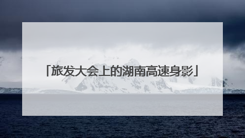 旅发大会上的湖南高速身影