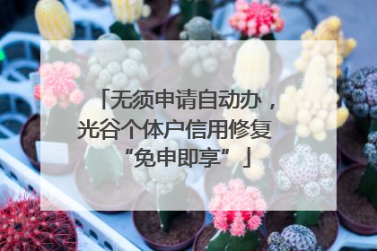 无须申请自动办，光谷个体户信用修复“免申即享”