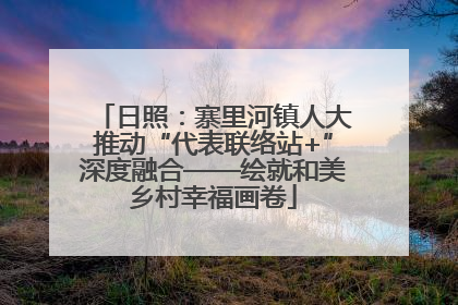 日照：寨里河镇人大推动“代表联络站+”深度融合——绘就和美乡村幸福画卷