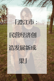 澄江市：民营经济创造发展新成果
