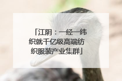 江阴：一经一纬织就千亿级高端纺织服装产业集群