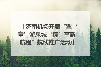 济南机场开展“翼‘童’游泉城‘粽’享新航程”航线推广活动