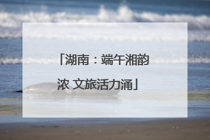 湖南：端午湘韵浓 文旅活力涌