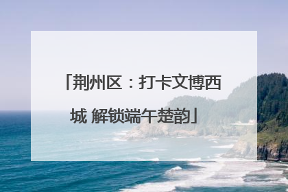 荆州区：打卡文博西城 解锁端午楚韵