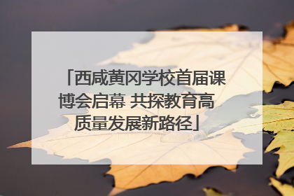 西咸黄冈学校首届课博会启幕 共探教育高质量发展新路径