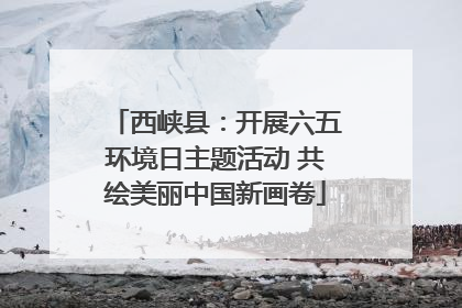 西峡县：开展六五环境日主题活动 共绘美丽中国新画卷