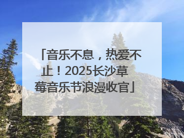 音乐不息，热爱不止！2025长沙草莓音乐节浪漫收官