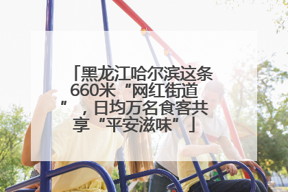 黑龙江哈尔滨这条660米“网红街道”，日均万名食客共享“平安滋味”