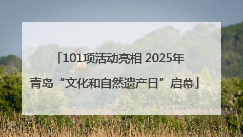101项活动亮相 2025年青岛“文化和自然遗产日”启幕