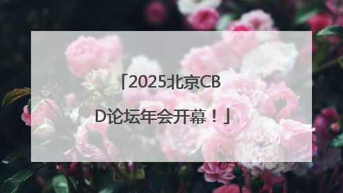 2025北京CBD论坛年会开幕！